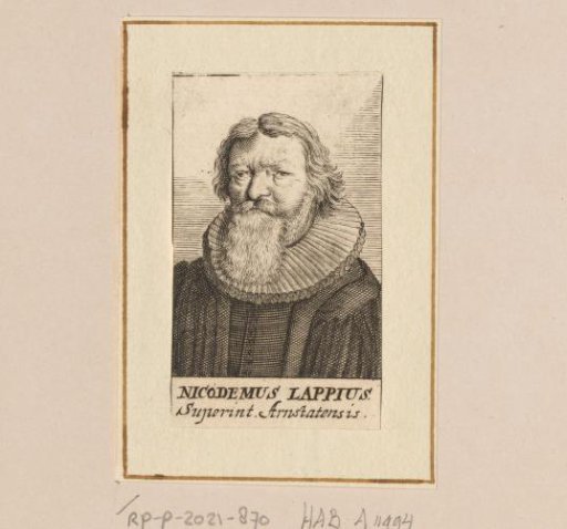 Portrait of Nicodemus Lappe