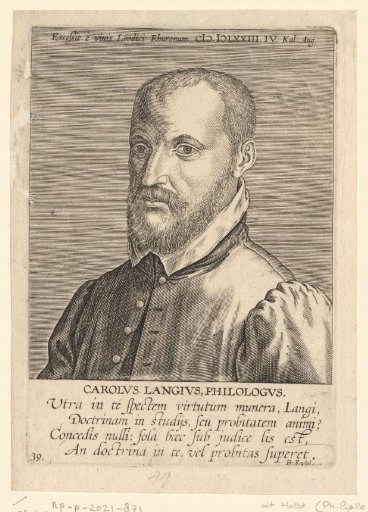 Portrait of Charles de Langhe