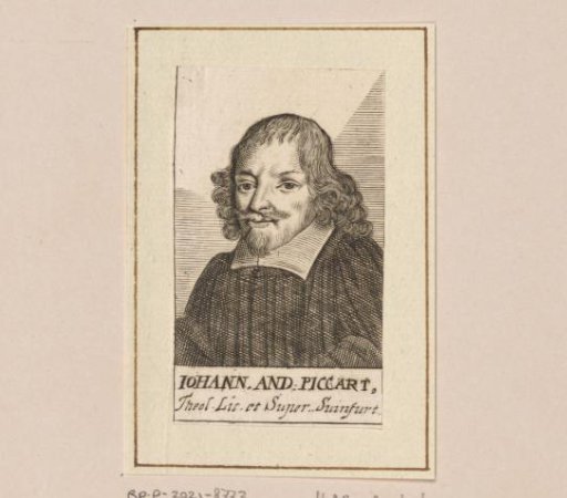 Portrait of Johann Andreas Piccart
