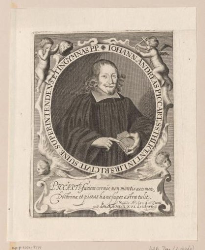 Portrait of Johann Andreas Piccart