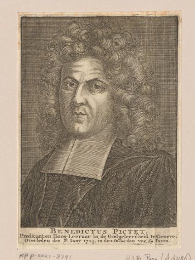 Portrait of Benedict Pictet