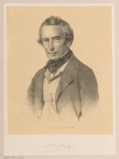 Portrait of Andreas Schelfhout