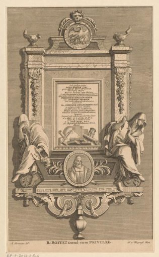 Monument with the portrait of Johannes Schelhammer