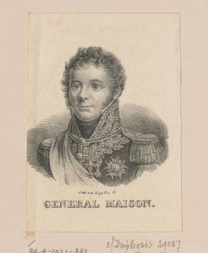 Portret van Nicolas Joseph Maison