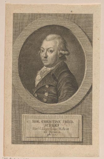 Portrait of Johann Christian Friedrich Scherf