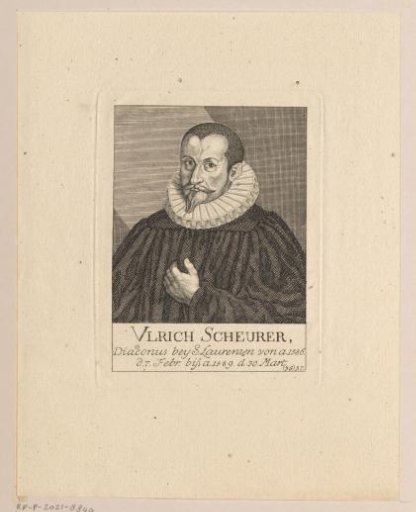 Portrait of Ulrich Scheurer