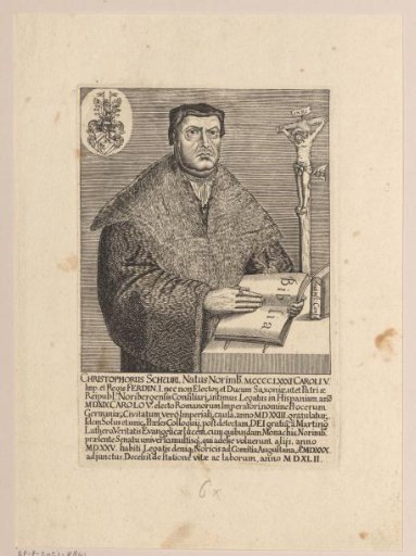 Portrait of Christoph von Scheurl