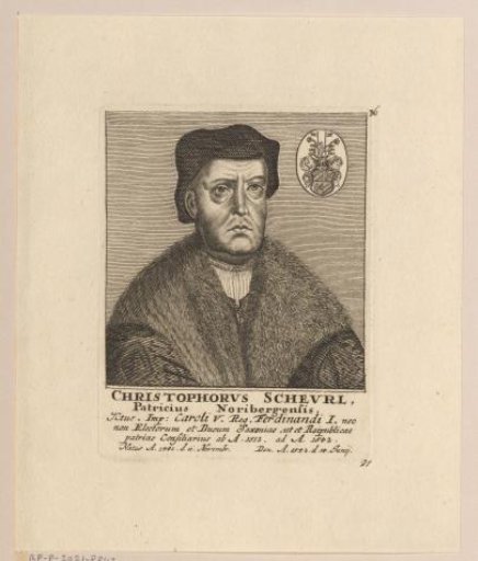 Portrait of Christoph von Scheurl
