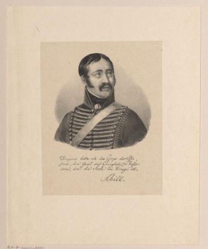 Portrait of Ferdinand von Schill