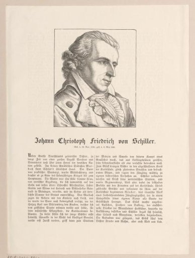 Portrait of Friedrich von Schiller