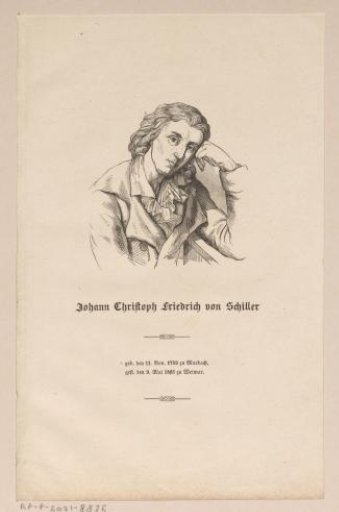 Portrait of Friedrich von Schiller