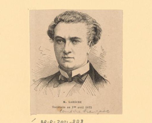 Portret van Jules Laroche