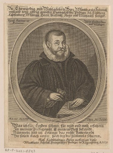 Portrait of Matthäus Schmoll I at the Age of 38