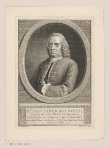 Portrait of Jan Jacob Mauricius