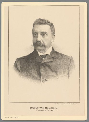 Portrait of Justus van Maurik jr.