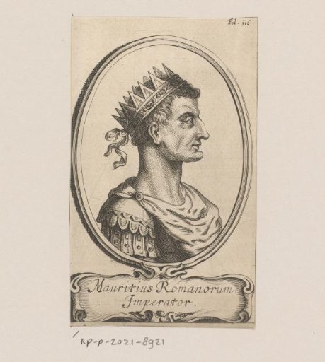 Portrait of Emperor Mauricius