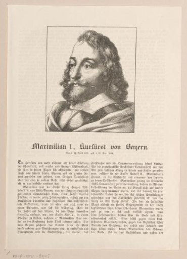Portrait of Maximilian I of Bavaria