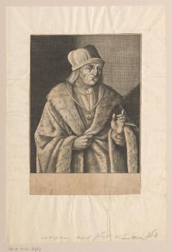 Portrait of a man, possibly Emperor Maximilian I