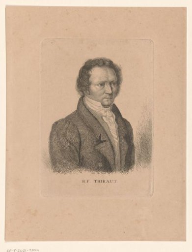 Portrait of Bernhard Friedrich Thibaut