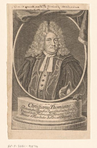 Portrait of Christian Thomasius
