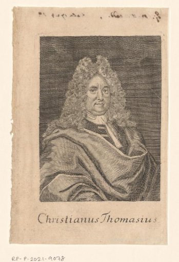 Portrait of Christian Thomasius