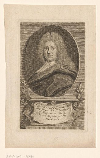 Portrait of Gottfried Thomasius