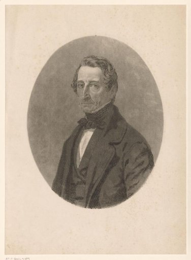 Portrait of possibly Johan Rudolf Thorbecke