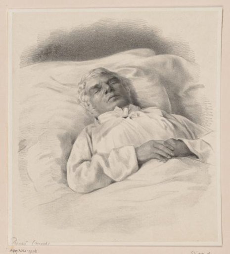 Portrait of an Unknown Man on His Deathbed, Possibly Pierri