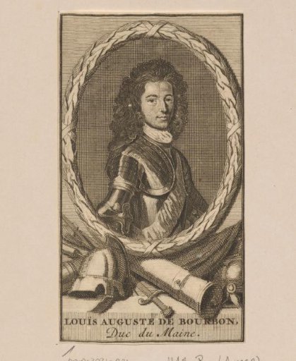 Portrait of Louis Auguste de Bourbon, Duke of Maine