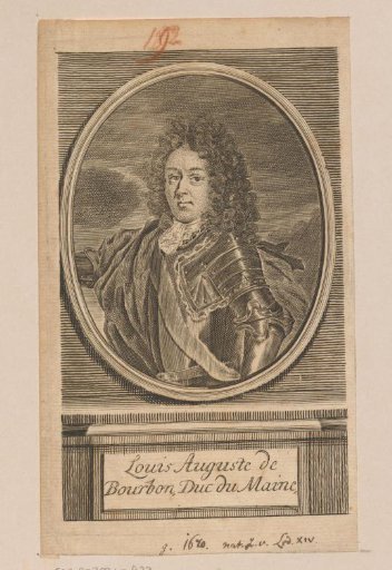 Portrait of Louis Auguste de Bourbon, Duke of Maine