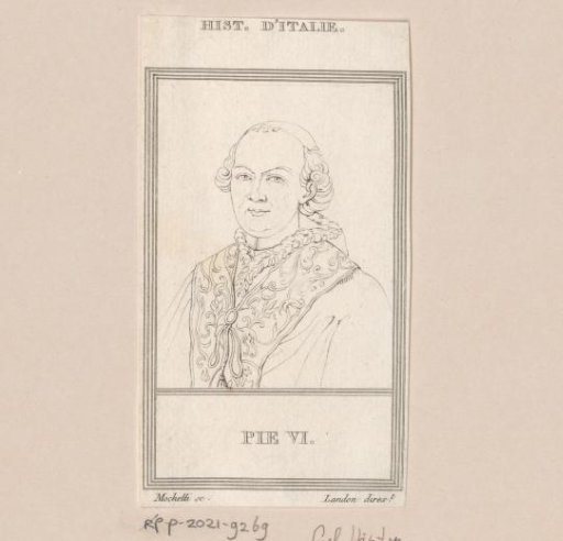 Portrait of Pope Pius VI