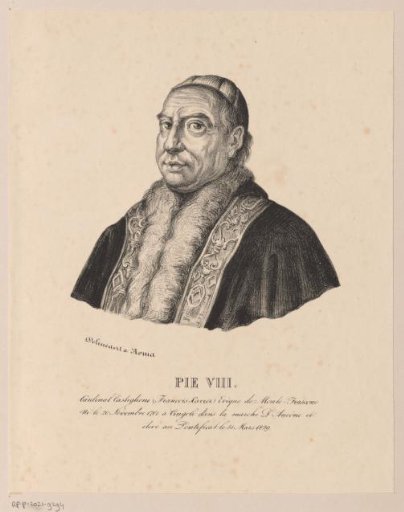 Portrait of Pope Pius VIII
