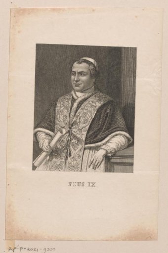 Portrait of Pope Pius IX