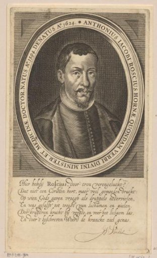 Portrait of Anthoni Jacobi Roscius