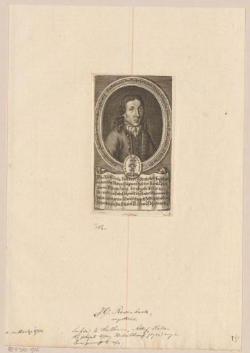 Portrait of Johann Georg Rosenbach