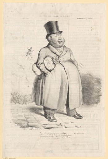 Caricature of Gioacchino Antonio Rossini