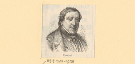 Portrait of Gioacchino Antonio Rossini