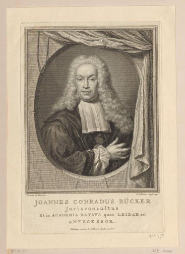 Portrait of Johann Conrad Rücker