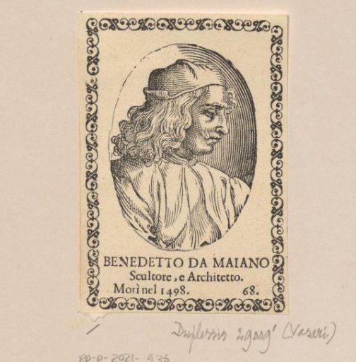 Portrait of Benedetto da Maiano
