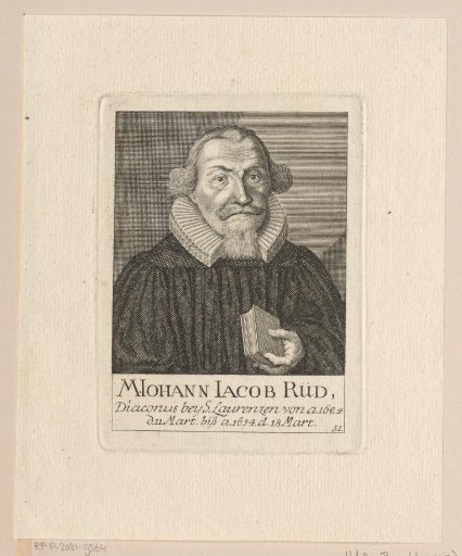 Portrait of Johann Jakob Rüd