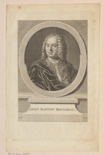 Portrait of Jean Baptiste Rousseau