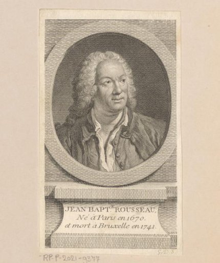 Portrait of Jean Baptiste Rousseau