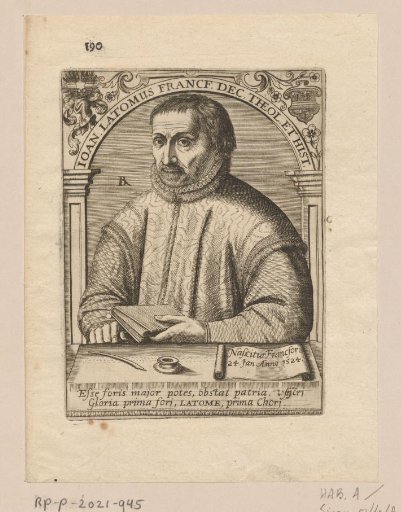Portrait of Johann Latomus