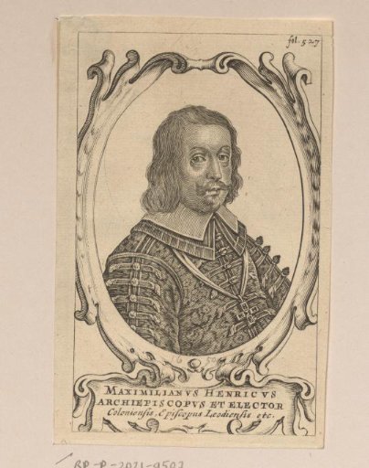 Portrait of Maximilian Henry of Bavaria