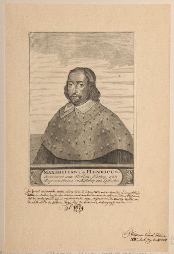 Portrait of Maximilian Henry of Bavaria