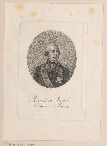Portrait of Maximilian I Joseph of Bavaria