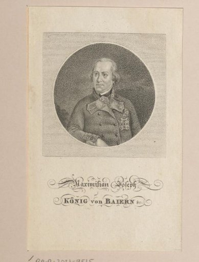 Portrait of Maximilian I Joseph of Bavaria