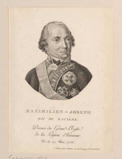 Portrait of Maximilian I Joseph of Bavaria