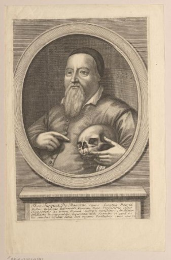 Portrait of Théodore de Mayerne at the age of 82
