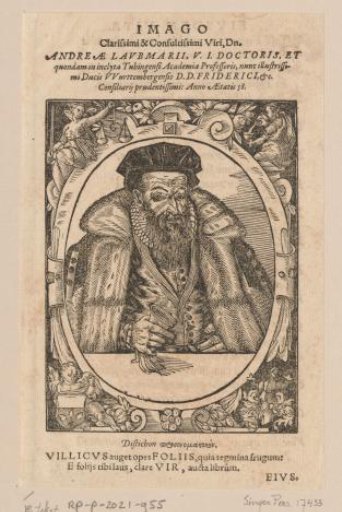 Portrait of Andreas Laubmair at the age of 58